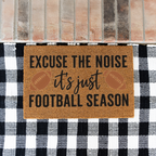 Football Doormat, Football Season Welcome Mat, Funny Game Day Doormat, Football Lover Gift, Sports Front Door Mat, Fall Porch Decor