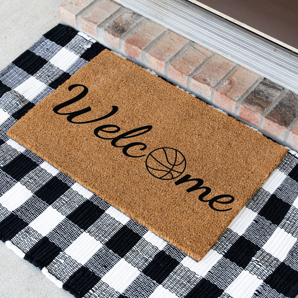 Basketball Welcome Mat