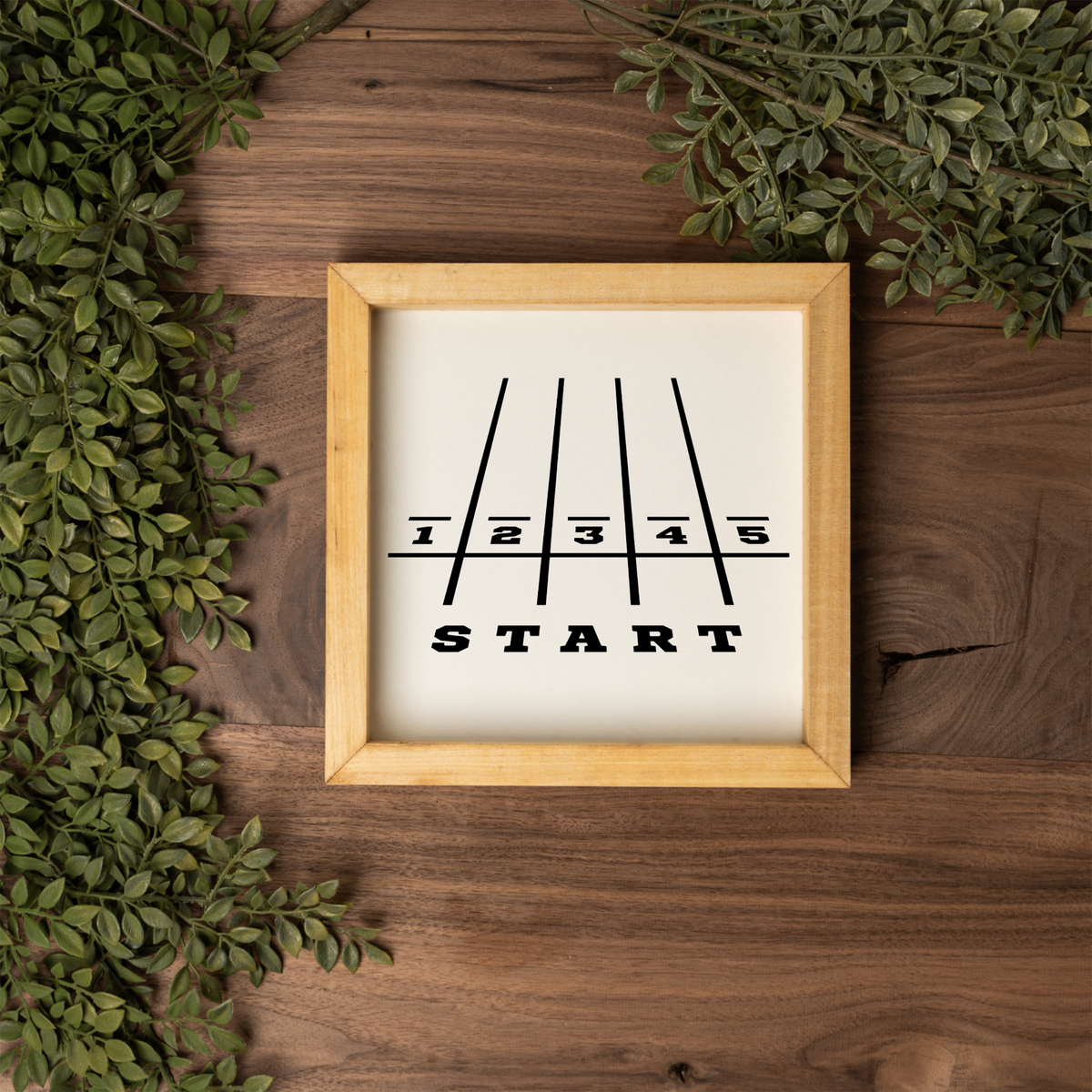 Track and Field Wall Art, Running Track Start Line Sign, Track Runner Room Decor, Sports Wall Art, Track Athlete Gift, Framed Sign