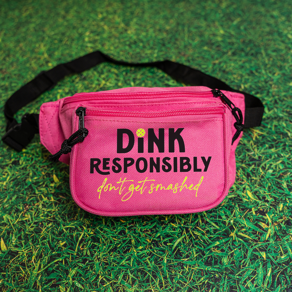 Dink Responsibly Pickleball Belt Bag