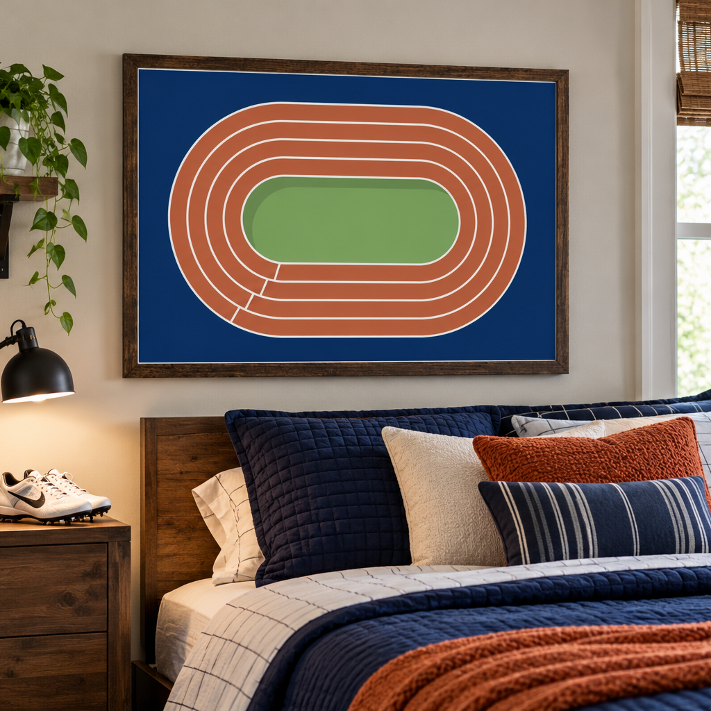 Track and Field Framed Wall Art