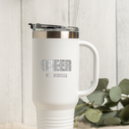 Personalized 40oz Tumbler for Cheer Coach, Custom Name Gift, Insulated Drinkware Tumbler For Cheer Coaches