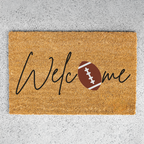 Welcome Football Doormat