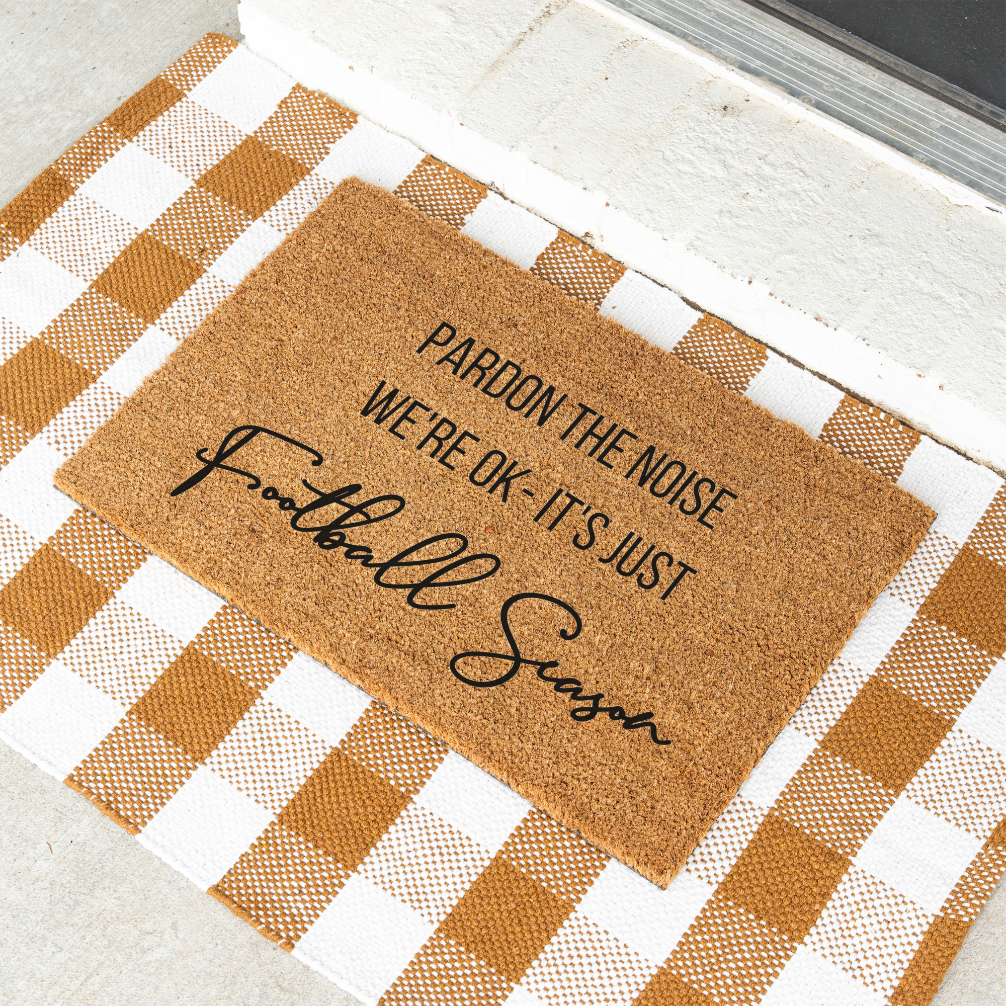 Football Season Doormat