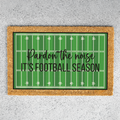 Pardon the Noise Football Season Doormat