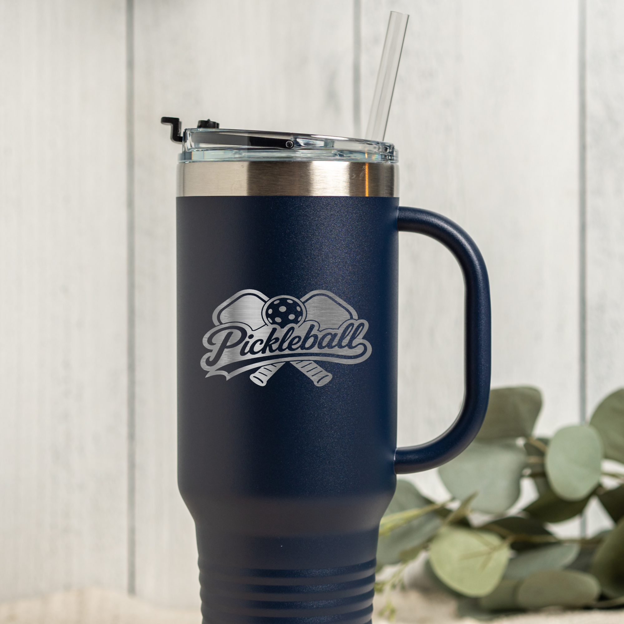 Pickleball 40oz Insulated Travel Mug