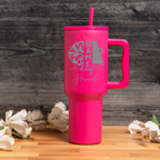 40oz Personalized Game Day Tumbler, Perfect Cheer Gift, Customizable