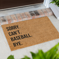 Funny Baseball Doormat