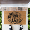 Ball Is Life Doormat, Sports Welcome Mat, Basketball Football Baseball Soccer Doormat, Sports Lover Gift, Game Day Porch Decor