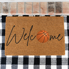 Basketball Welcome Doormat
