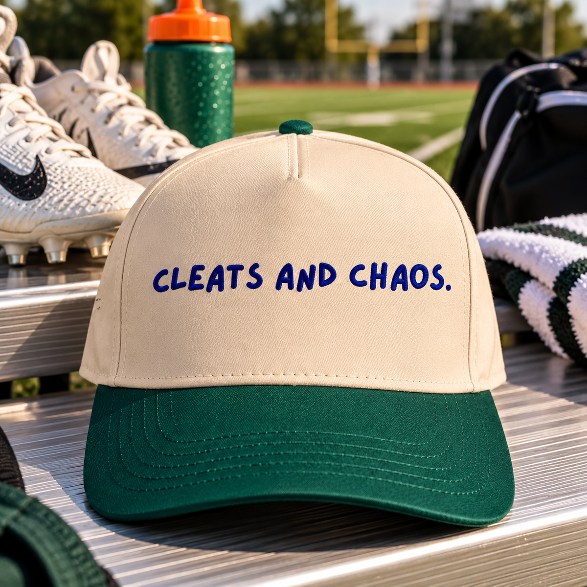 Cleats and Chaos Embroidered Trucker Hat