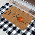 Basketball Welcome Doormat