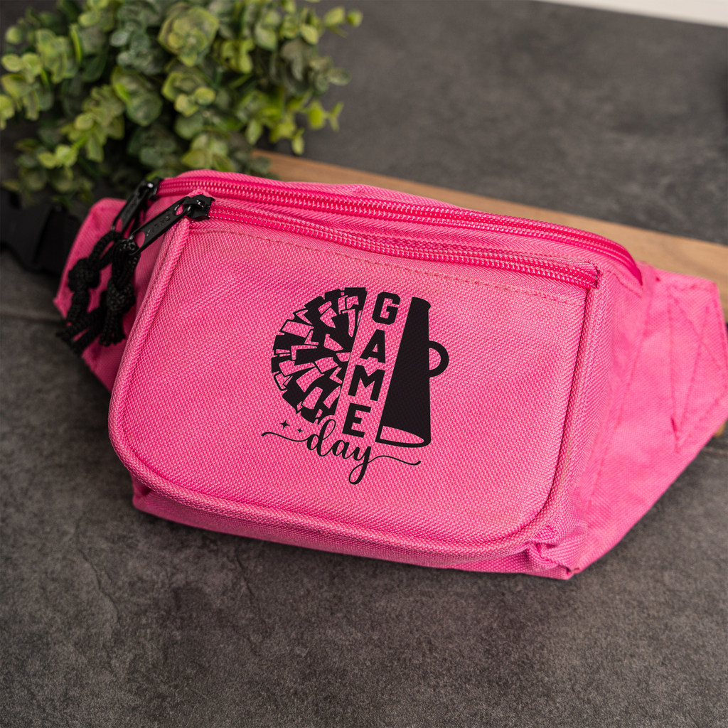 Game Day Cheer Fanny Pack with Adjustable Strap, Cheer Team Gifts Fanny Packs for Cheer Teams, Perfect for Travel and Outdoor Adventures