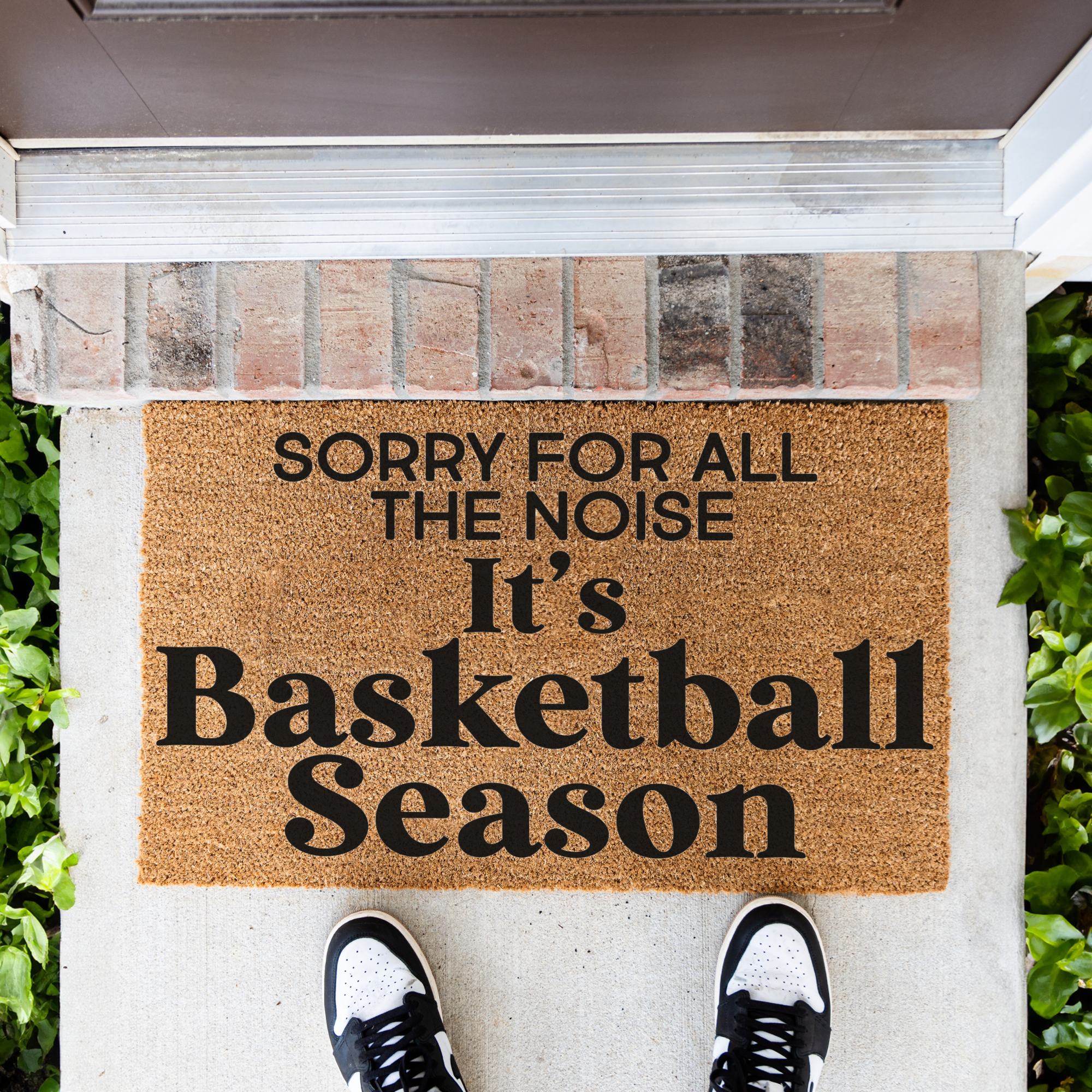Sorry For The Noise Its Basketball Season Doormat