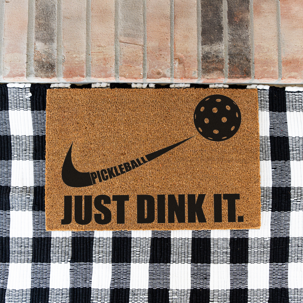 Just Dink It Pickleball Coir Doormat