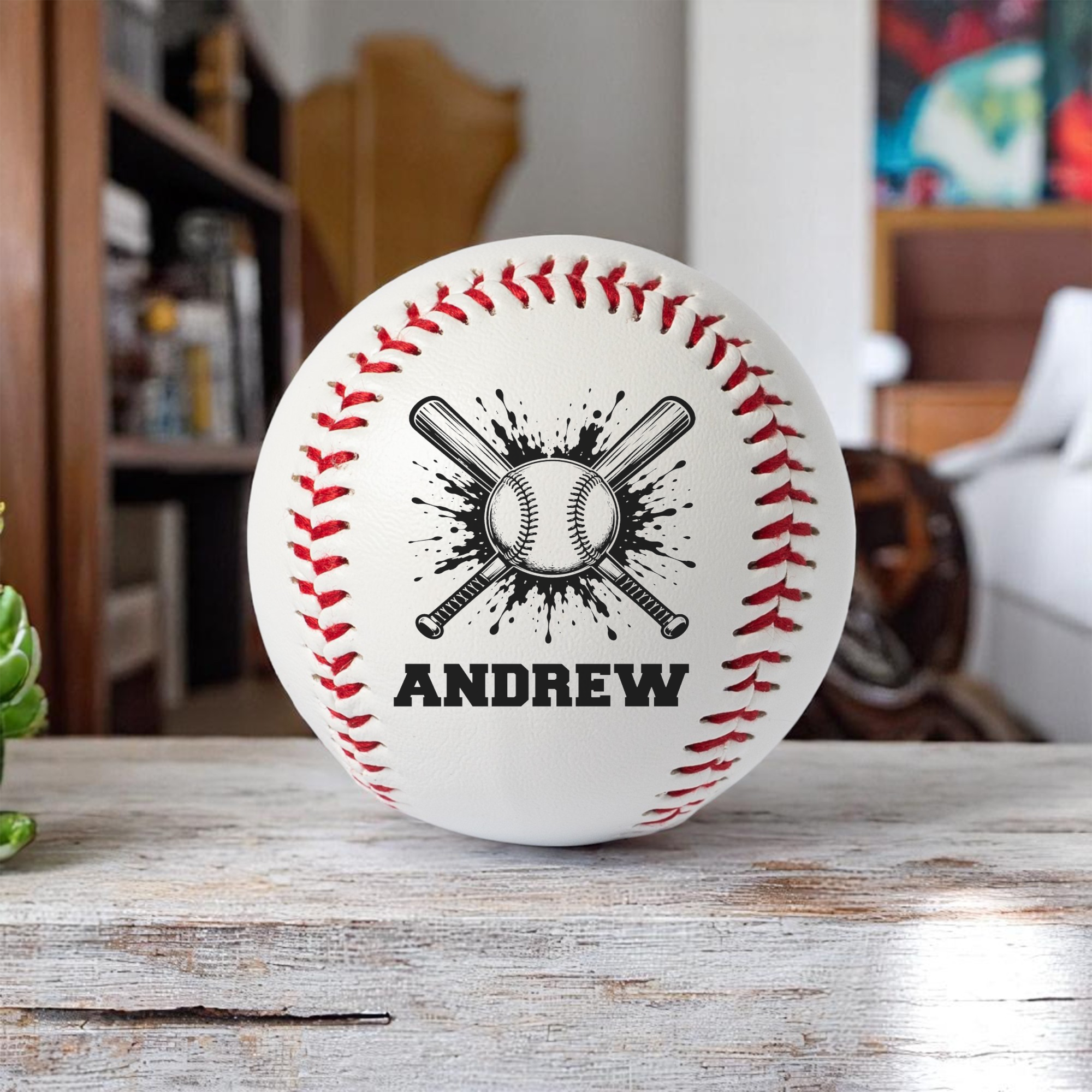 Custom Name Baseball Gift