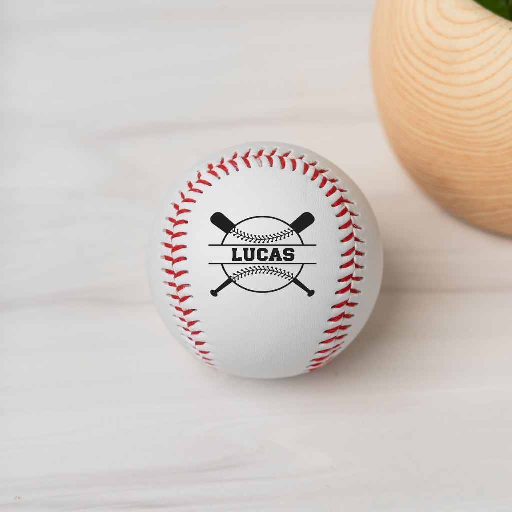 Personalized Premium Baseball with Monogram Design