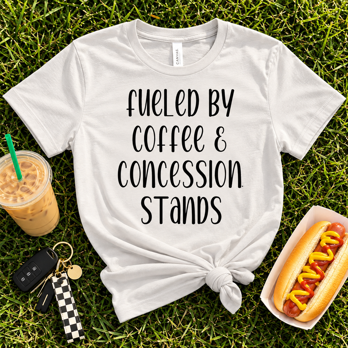 Fueled by Coffee & Concession Stands Shirt