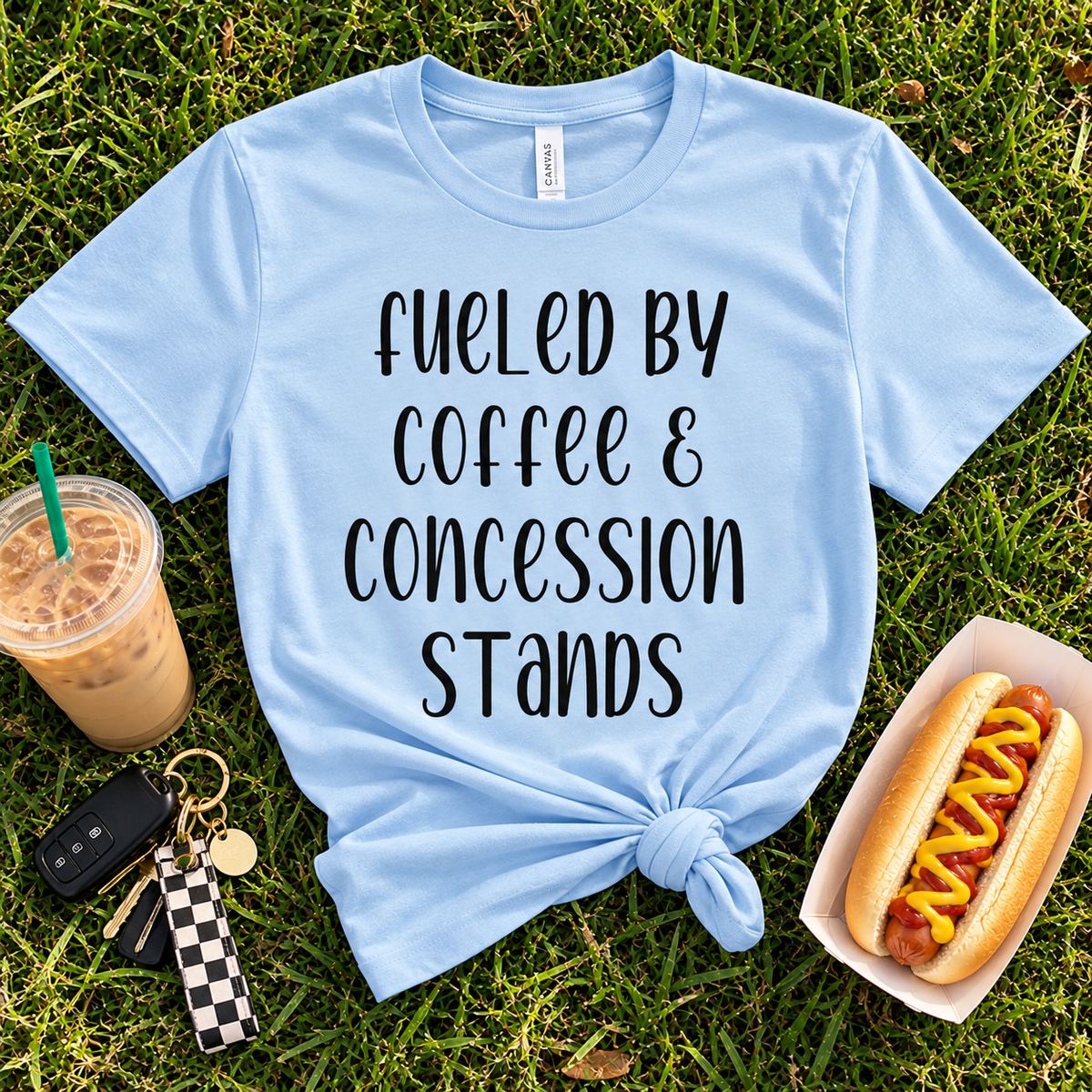 Fueled by Coffee & Concession Stands Shirt