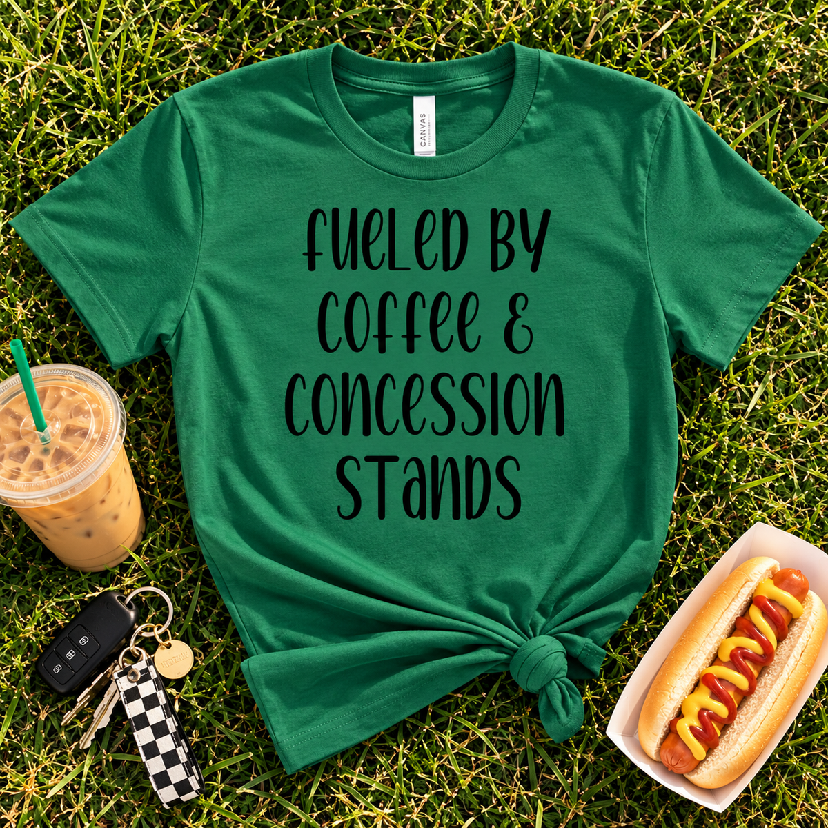Fueled by Coffee & Concession Stands Shirt