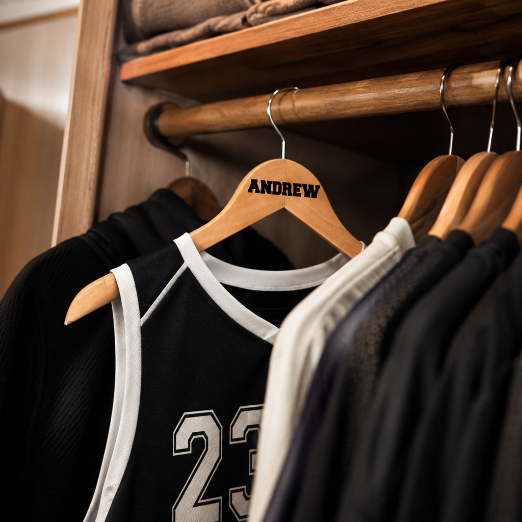 Personalized Sports Uniform Hanger