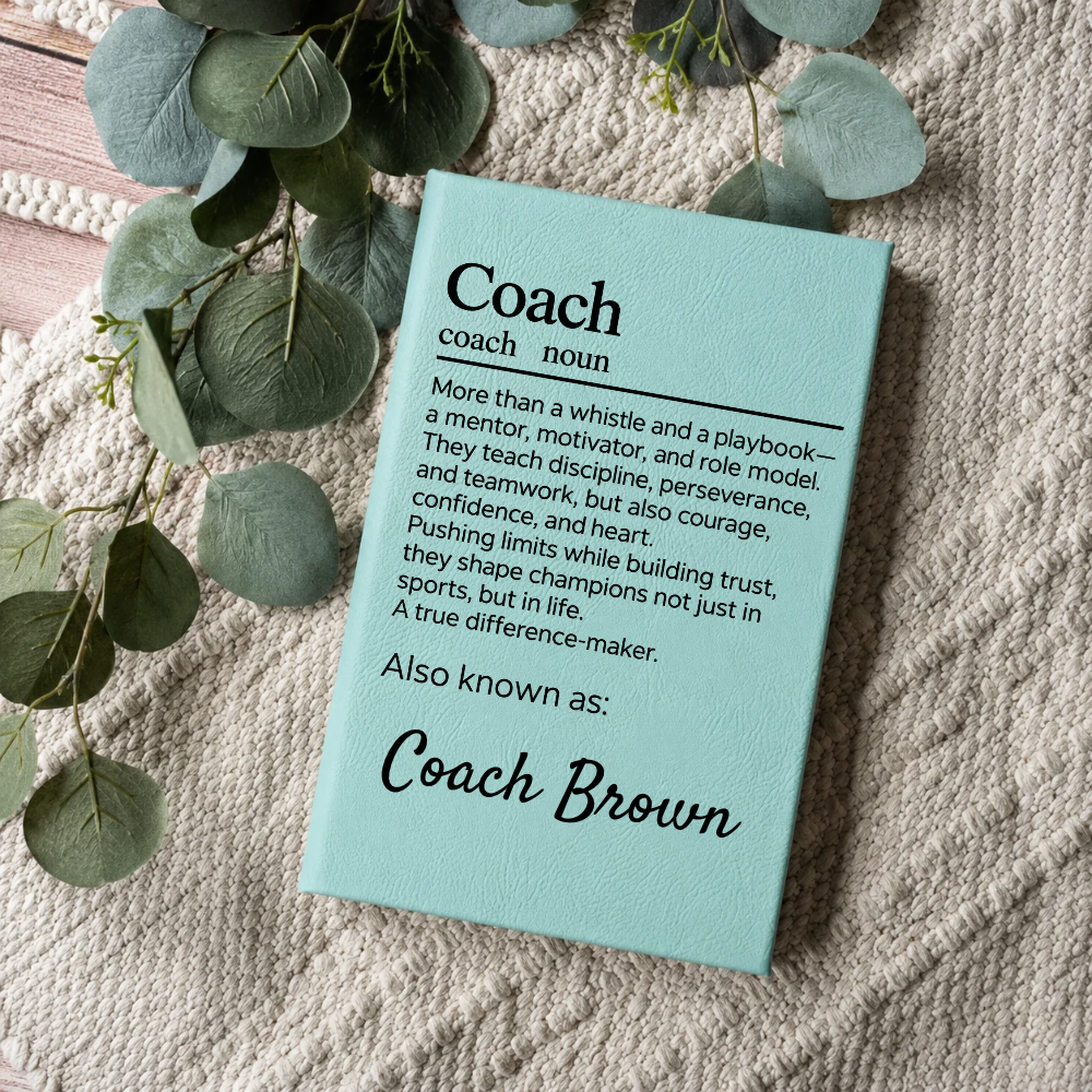 Personalized Coach Appreciation Journal
