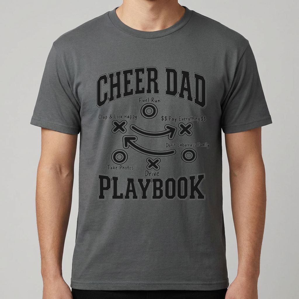 Cheer Dad Playbook Shirt