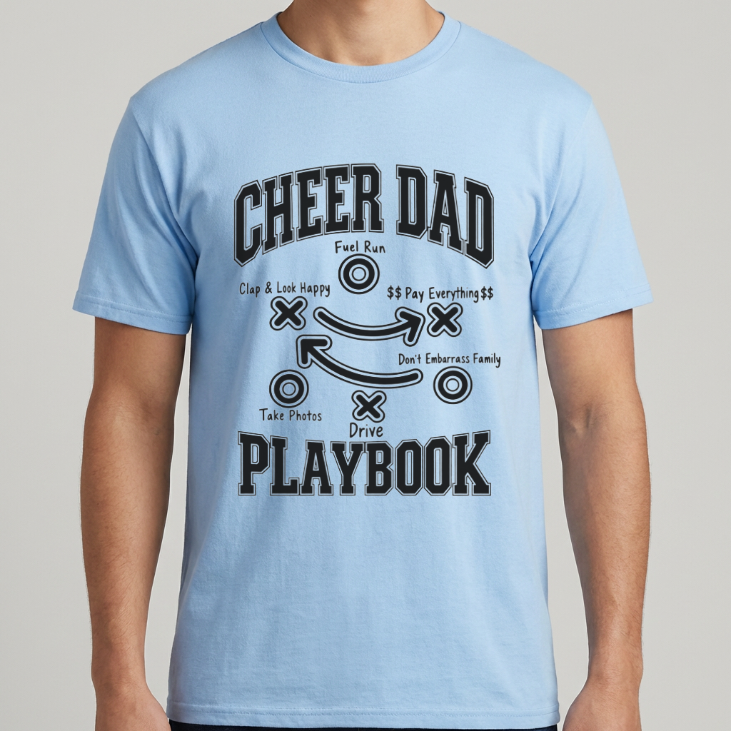 Cheer Dad Playbook Shirt