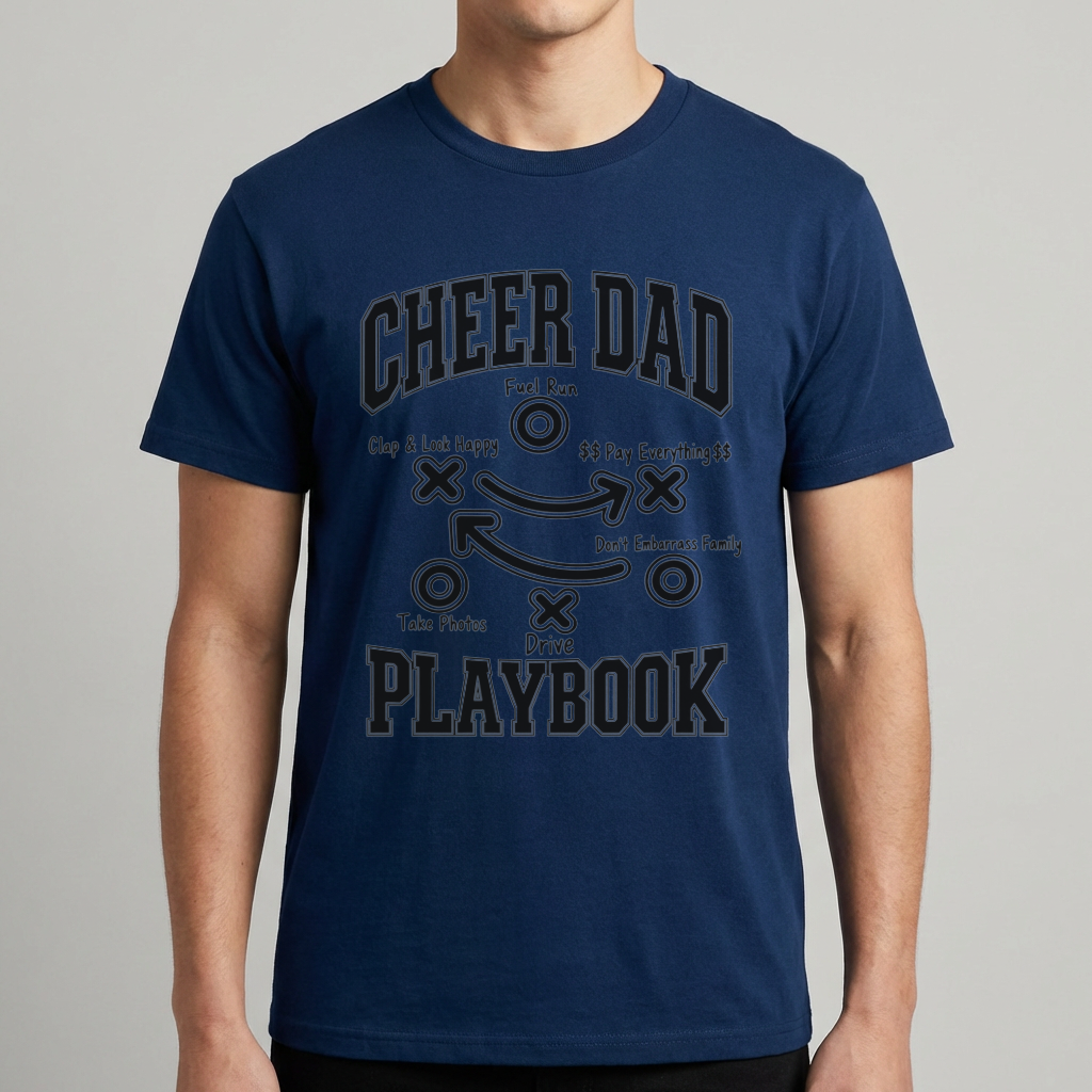 Cheer Dad Playbook Shirt