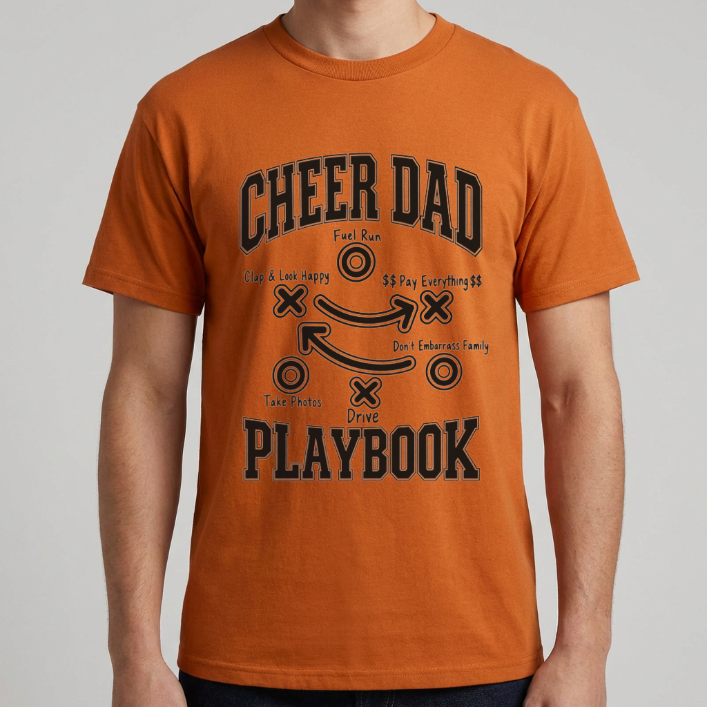 Cheer Dad Playbook Shirt