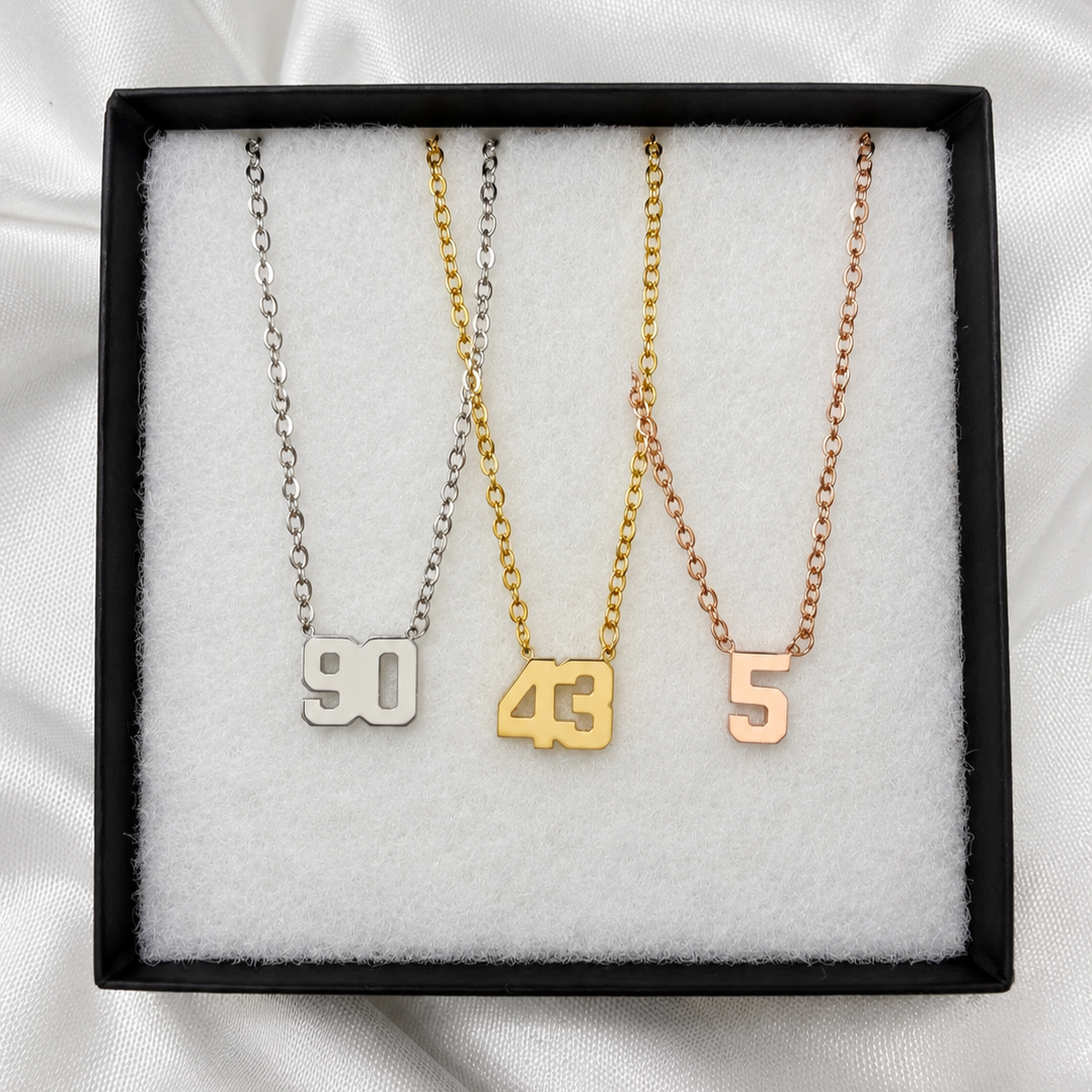 Custom Sports Number Pendant