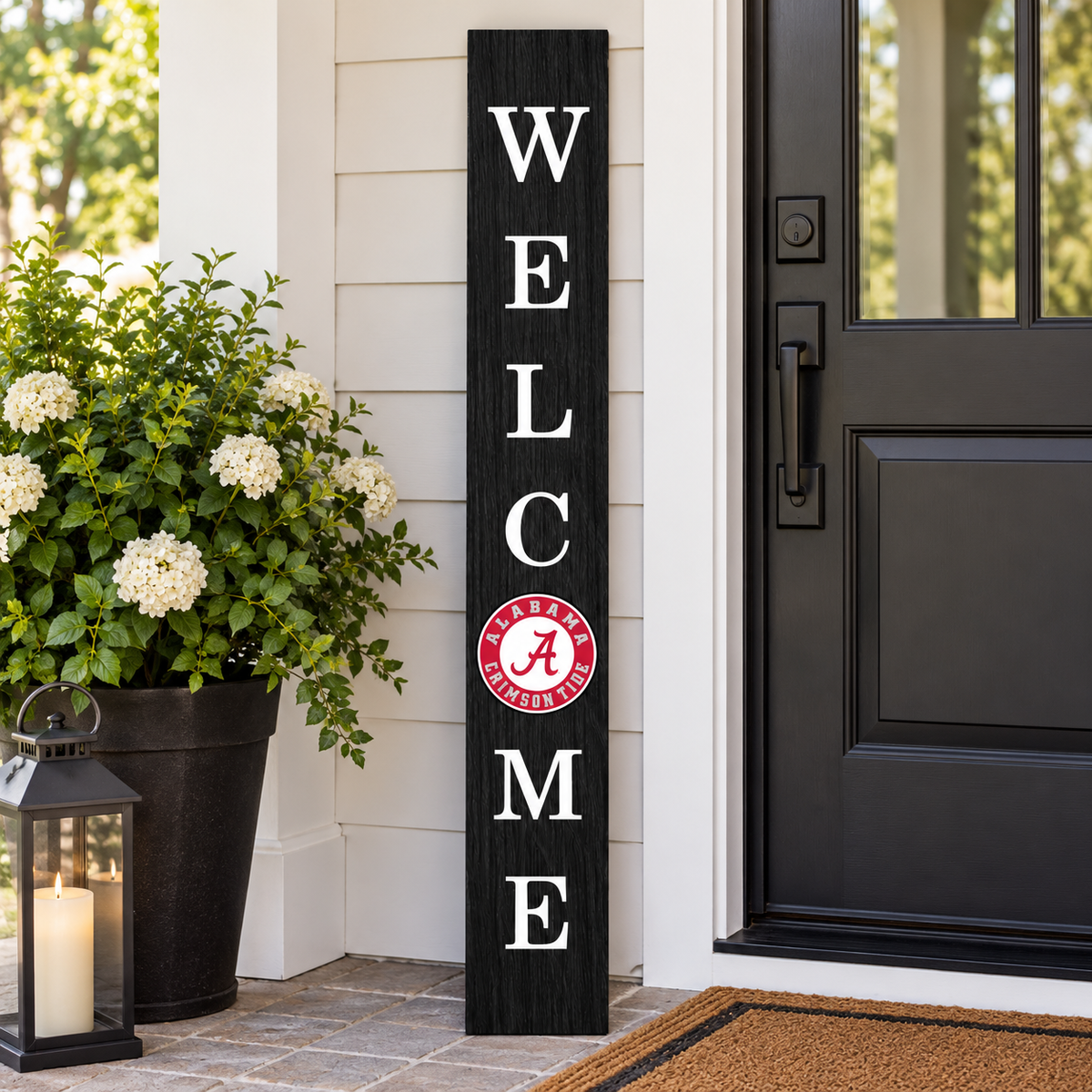 Custom Sports Team Logo Porch Welcome Sign