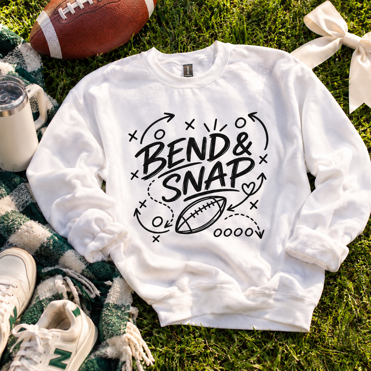 Bend and Snap Football Sweatshirt