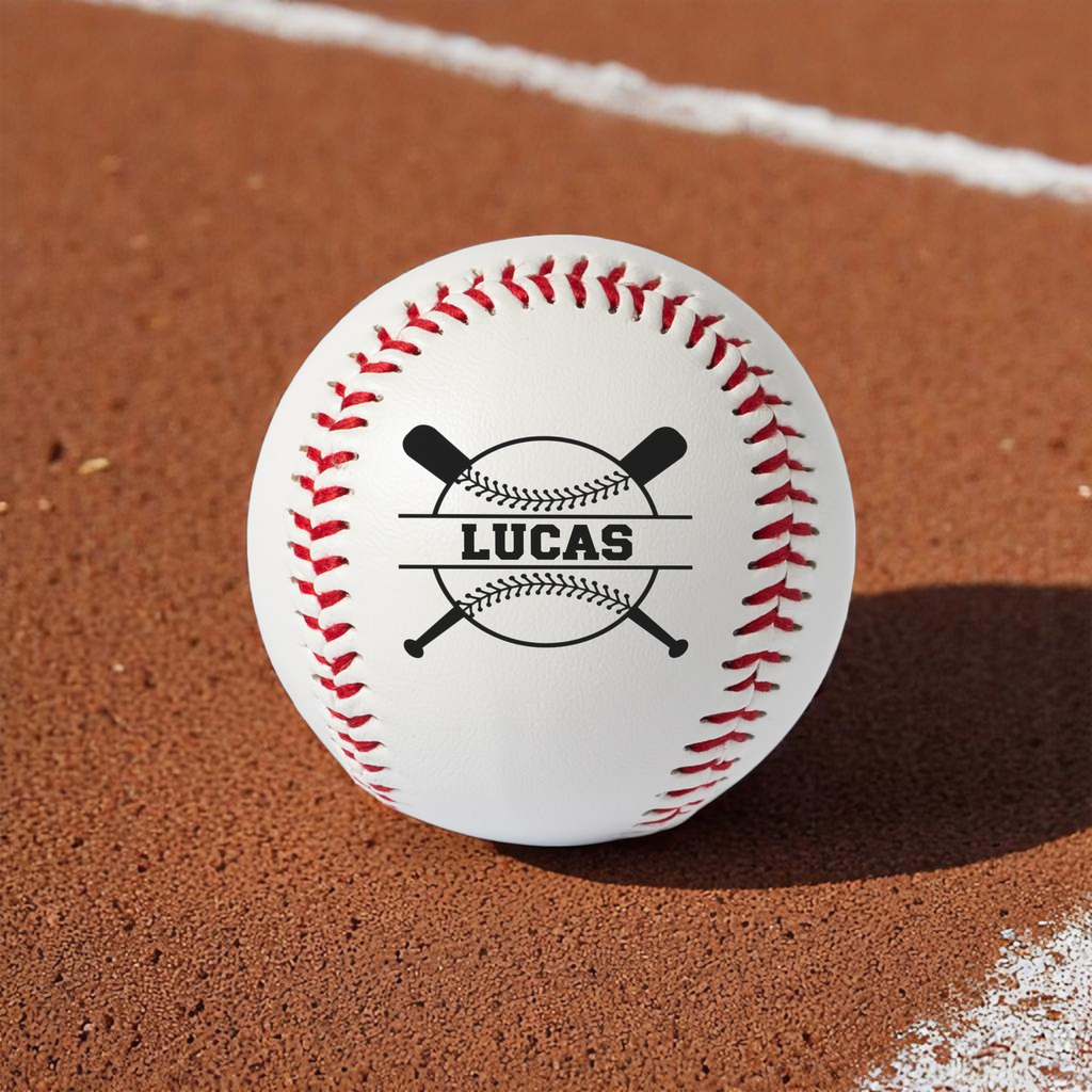 Personalized Premium Baseball with Monogram Design