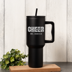 Personalized Cheer Coach 40oz Insulated Tumbler with Handle