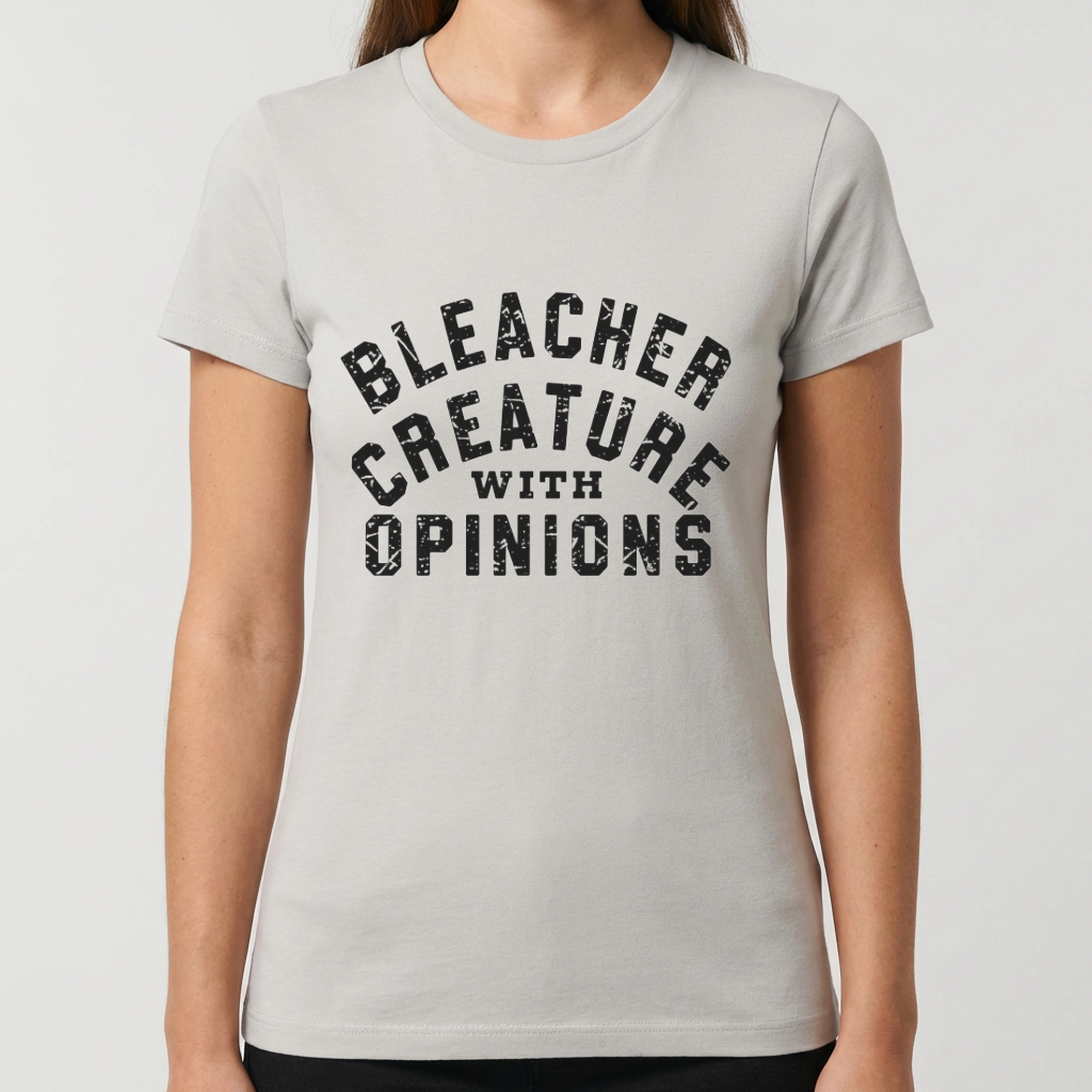Bleacher Creature With Opinions Shirt, Funny Sports Mom T Shirt, Game Day Tee, Sports Fan Shirt, Sideline Mom Gift, Bleacher Humor Tee
