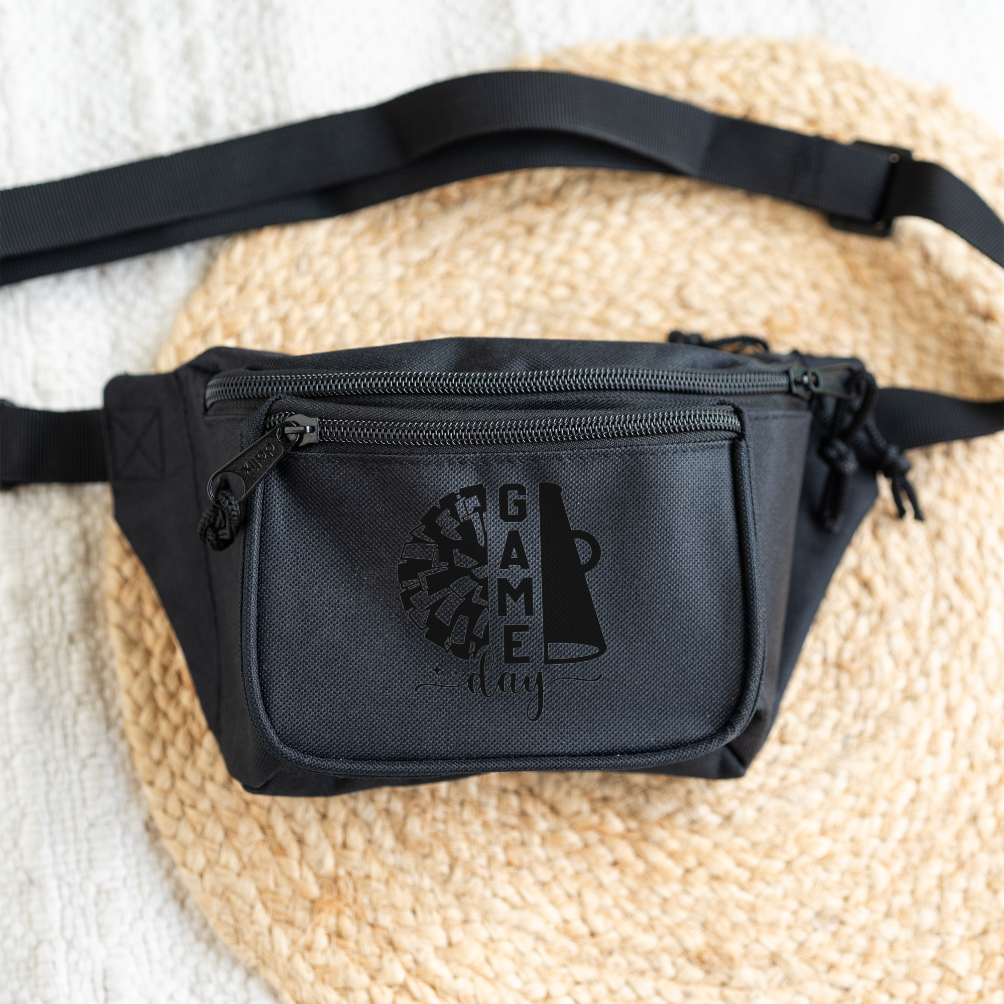 Game Day Cheer Fanny Pack with Adjustable Strap, Cheer Team Gifts Fanny Packs for Cheer Teams, Perfect for Travel and Outdoor Adventures
