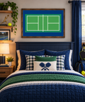 Pickleball Court Wall Art