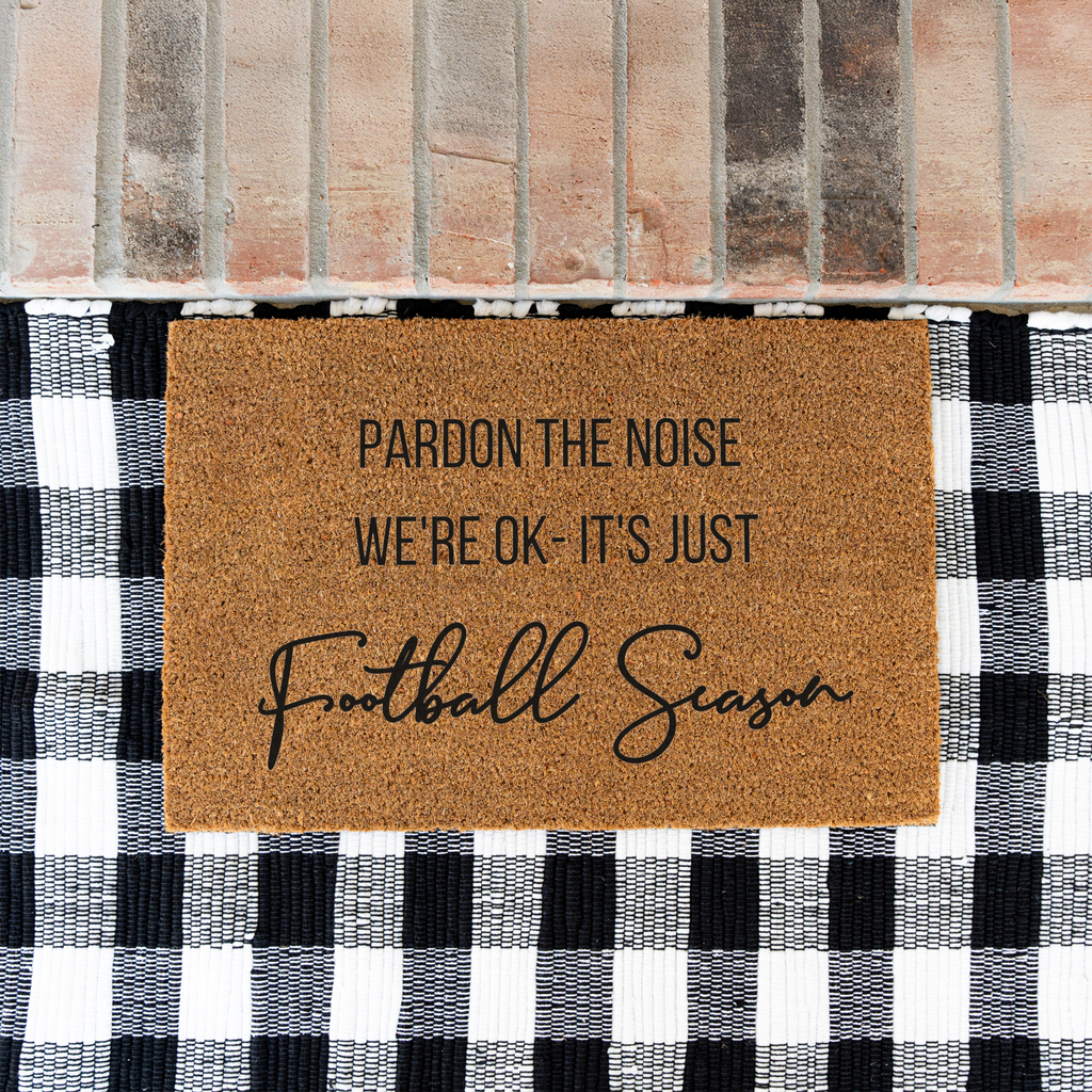 Football Season Doormat