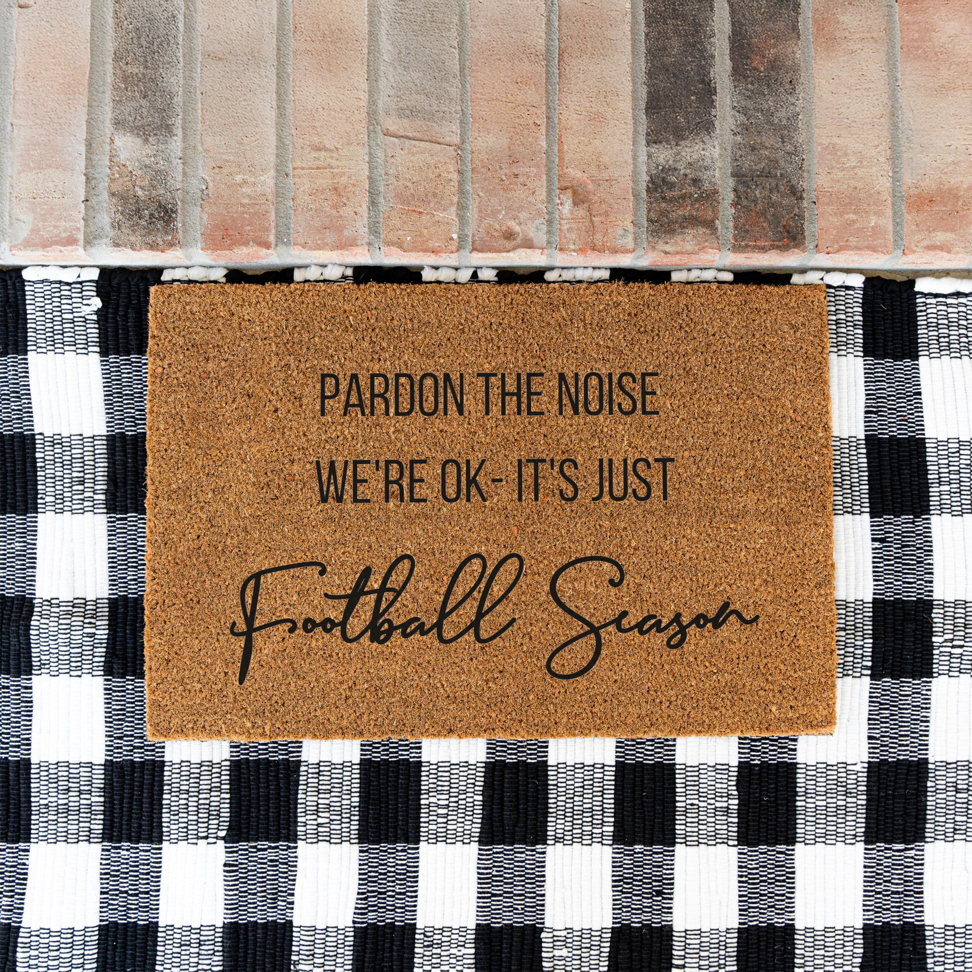 Football Season Doormat