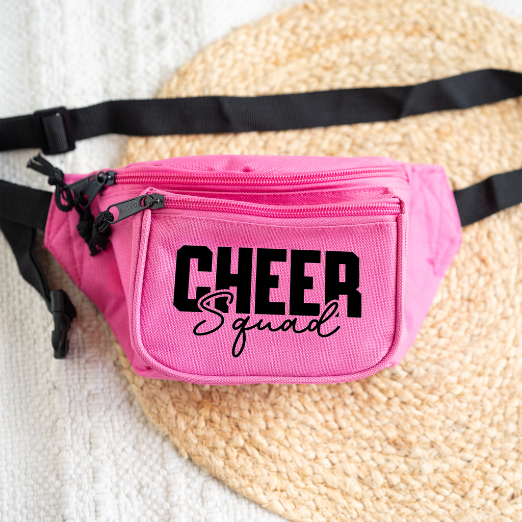 Stylish Fanny Pack for Cheer Teams, Cheer Team Gifts, Fanny Pack, Adjustable Waist Bag with Zipper, Lightweight and Durable