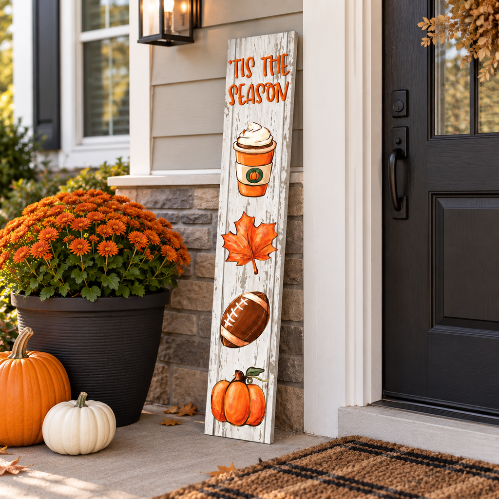 Fall Football Porch Sign