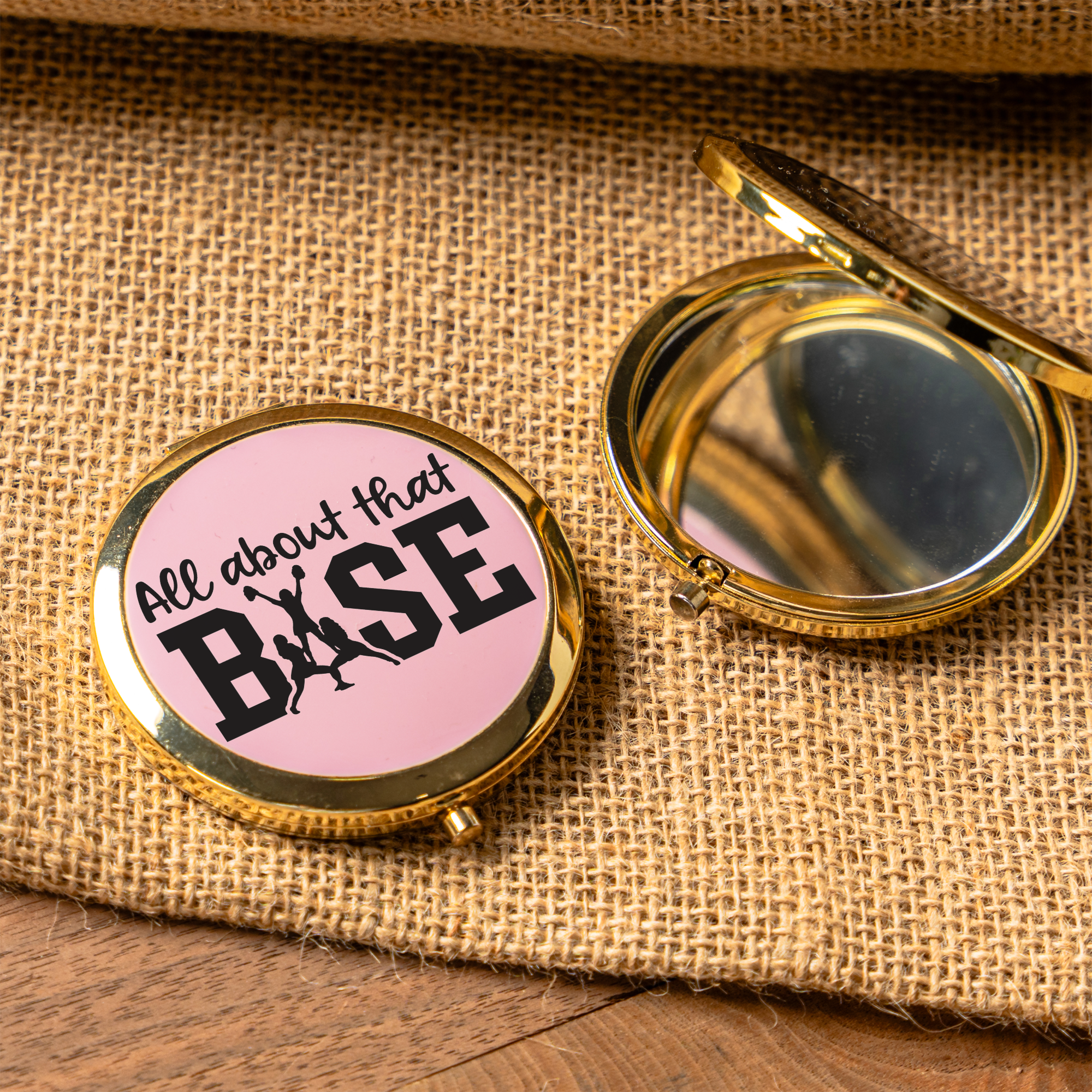 All About That Base Cheer Compact Mirror