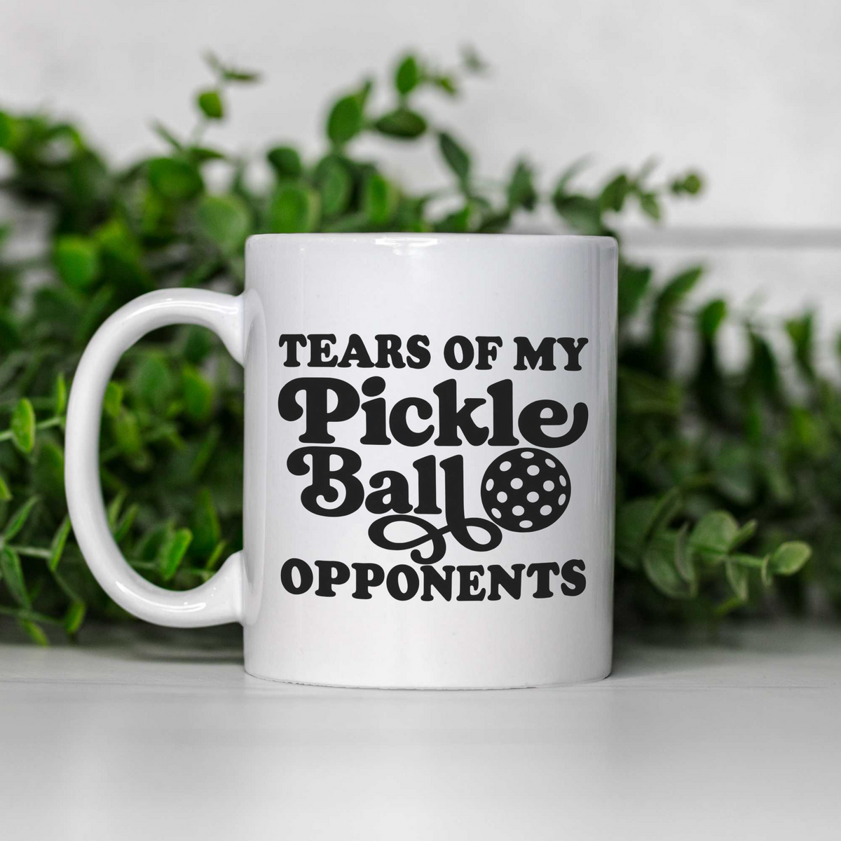 Tears of My Pickleball Opponents Coffee Mug, Funny Pickleball Mug, Pickleball Lover Gift, Pickleball Player Cup, Game Day Gift, Sports Coffee Mug