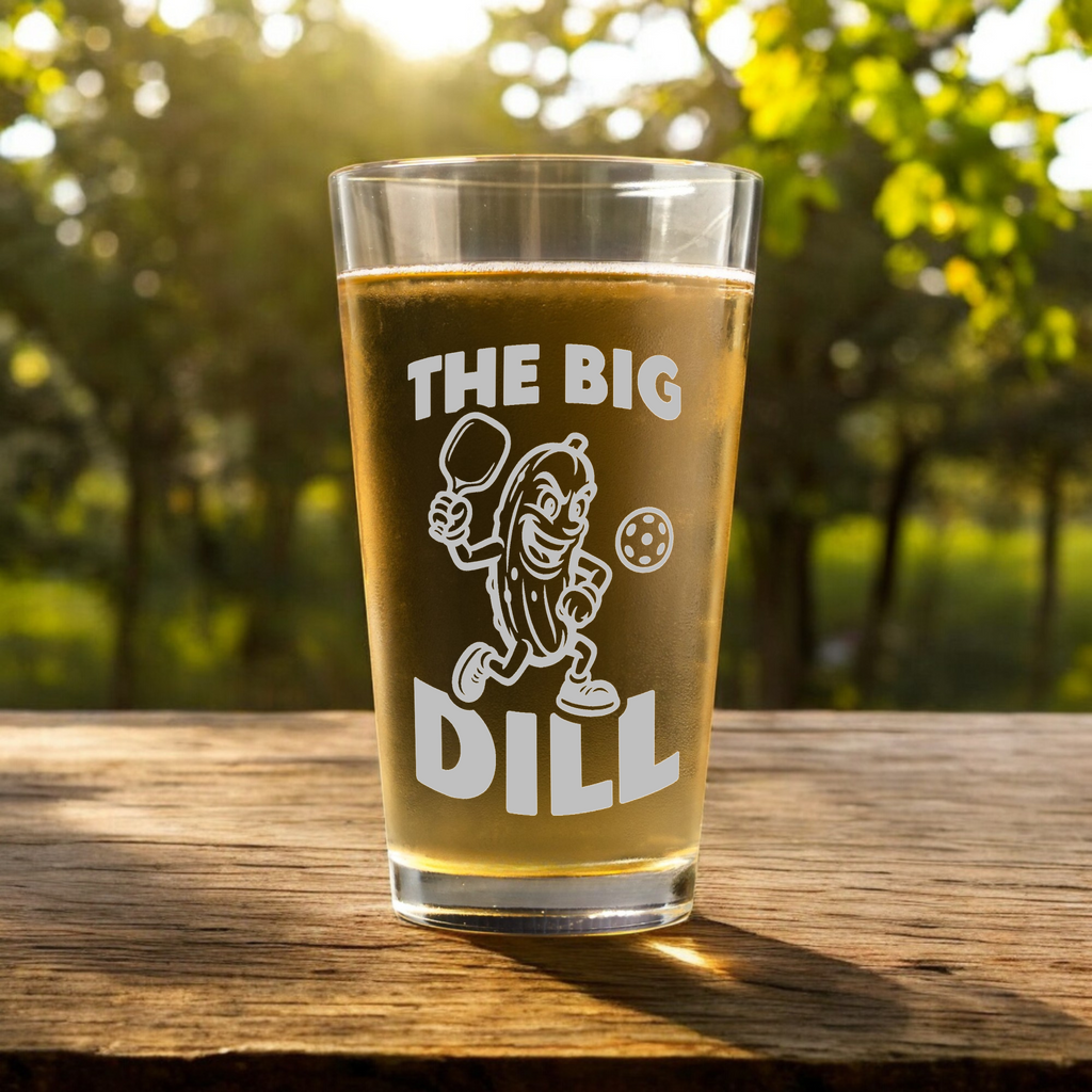 Funny Pickleball Beer Glass Gift