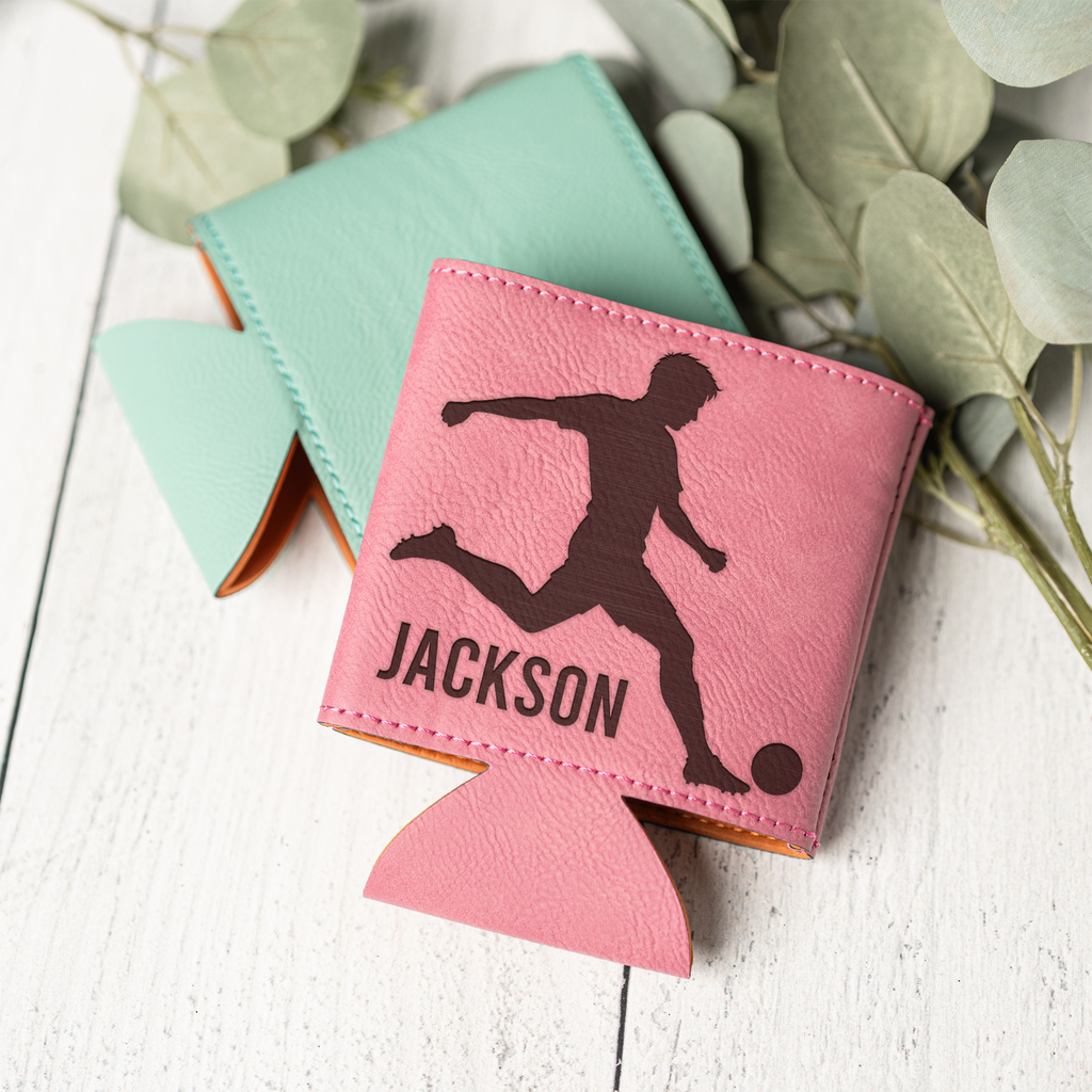 Personalized Soccer Can Cooler