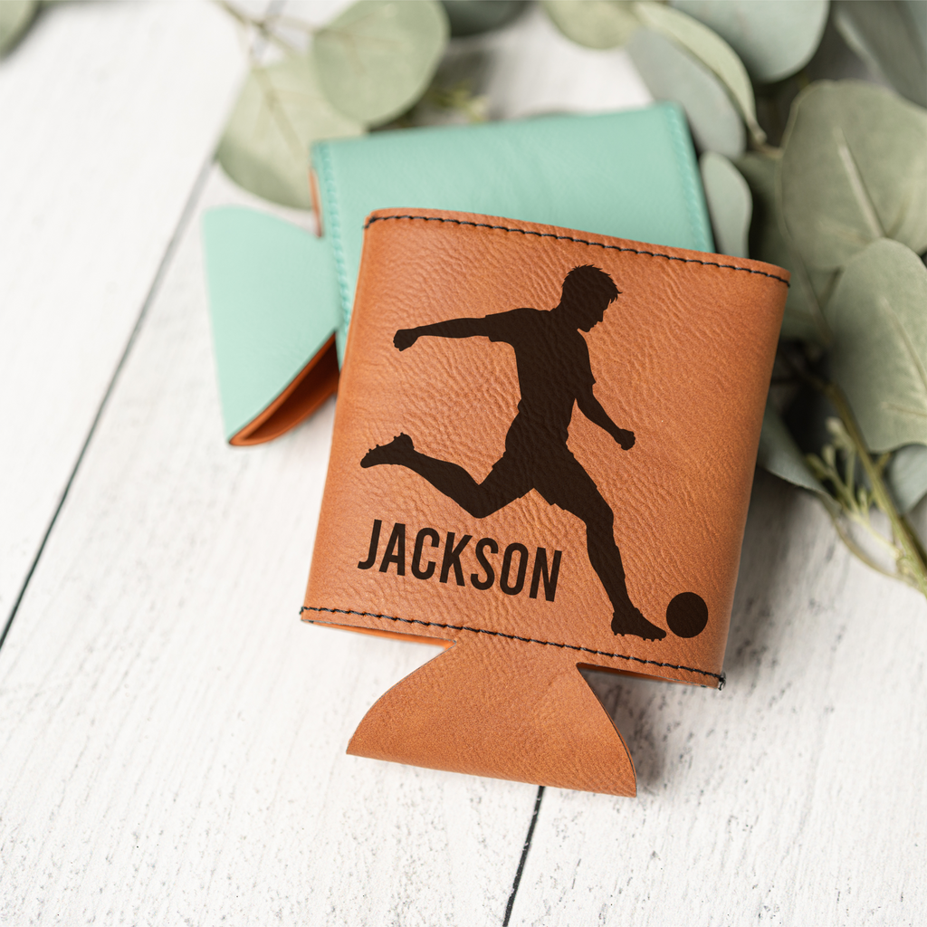 Personalized Soccer Can Cooler