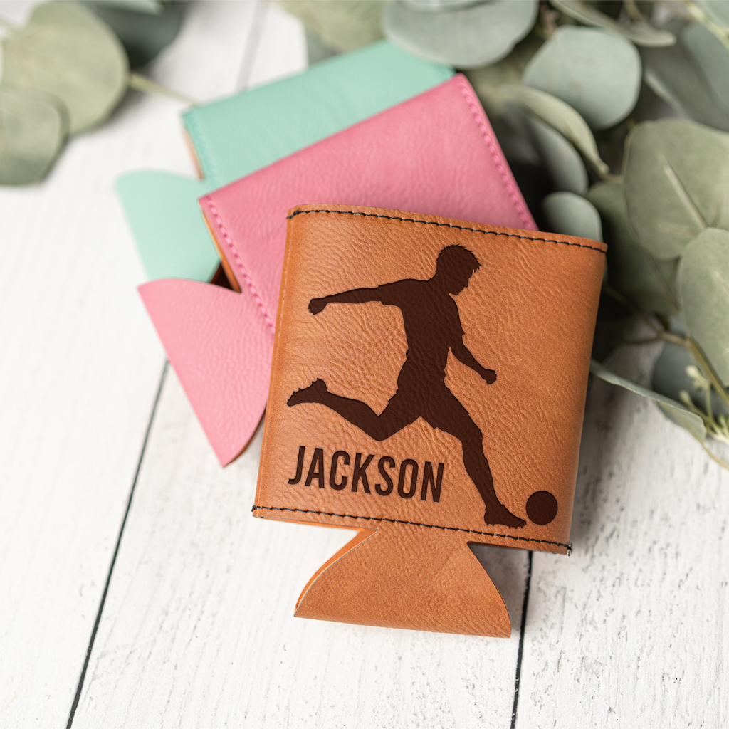 Personalized Soccer Can Cooler