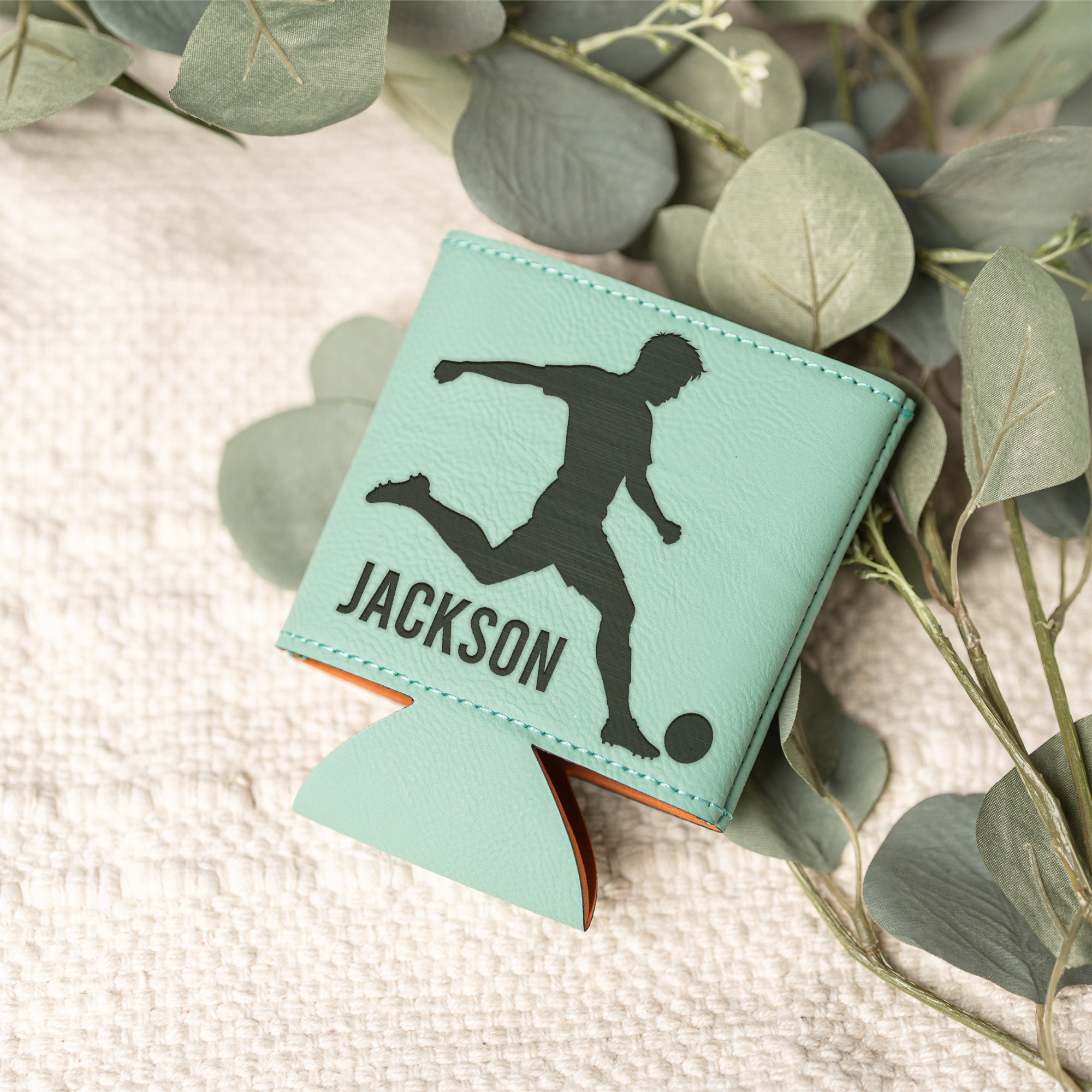 Personalized Soccer Can Cooler