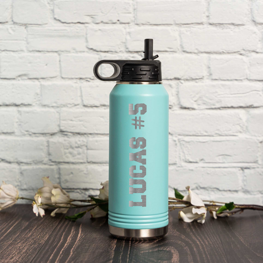 32oz Personalized Sports Water Bottle